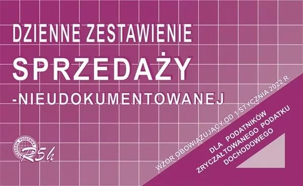 Dzienne zestawienie sprzedaży R05-H - tantis.pl