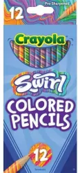 Kredki ołówkowe Swirl 12 kolorów CRAYOLA
