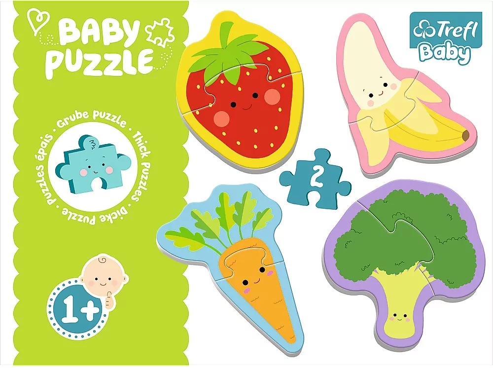 Puzzle Baby Classic. Warzywa i Owoce - tantis.pl