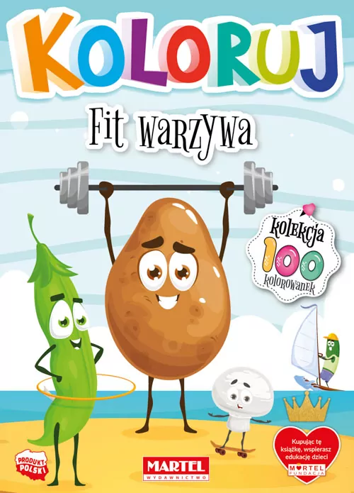 Fit warzywa. Koloruj - tantis.pl