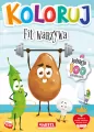 Fit warzywa. Koloruj - tantis.pl
