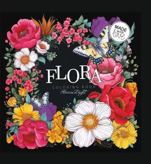 Kolorowanka 160x160 Flora Kwiaty - tantis.pl