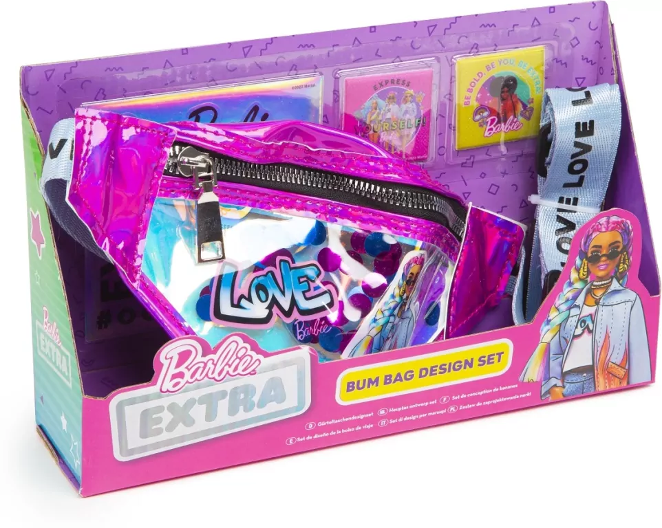 Barbie Extra torebka nerka, zestaw - tantis.pl