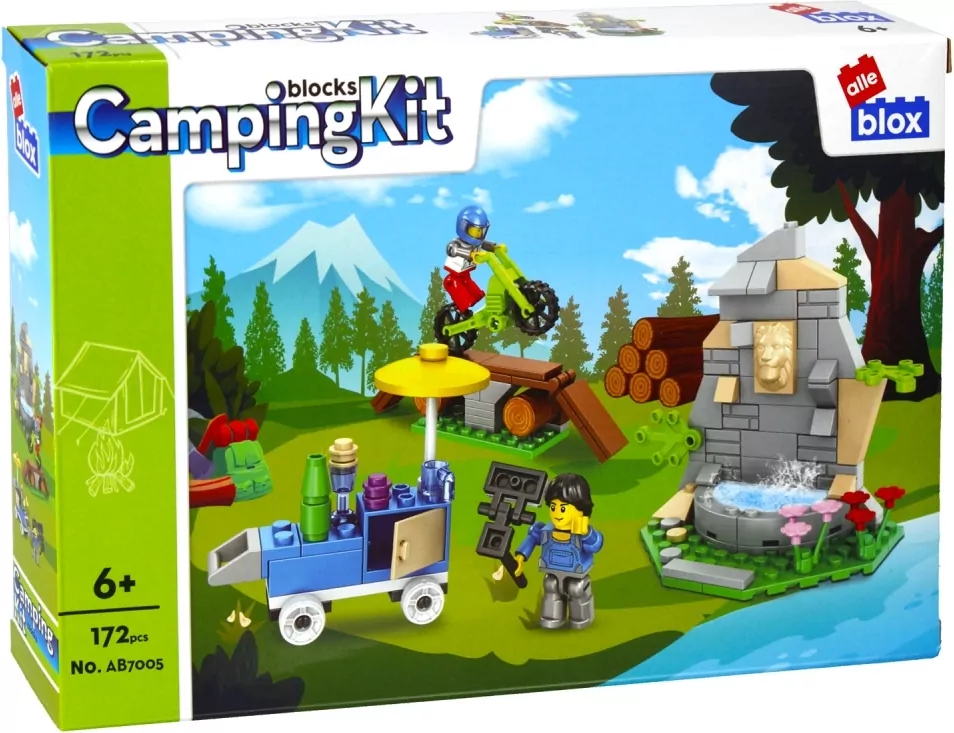 Klocki konstrukcyjne Kamping ALLEBLOX - tantis.pl