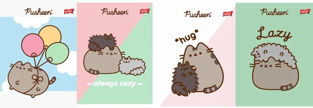 Zeszyt Pusheen. A5/32K kratka. 1 sztuka - tantis.pl
