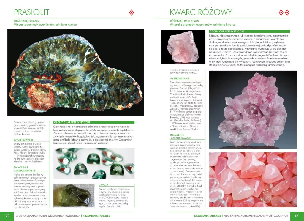 Atlas naturalnych kamieni szlachetnych i ozdobnych - tantis.pl