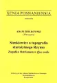 Xenia Posnaniensia. Sienkiewicz a topografia.... - tantis.pl