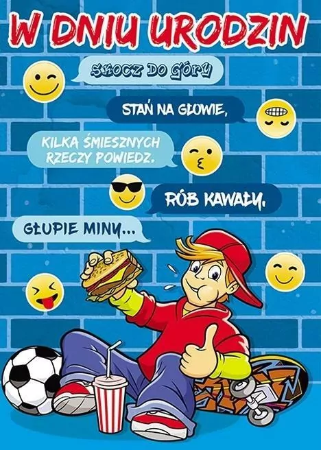 Karnet B6. Urodziny - tantis.pl