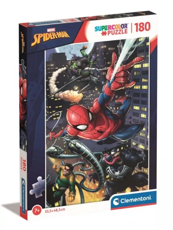 Puzzle 180. Super Kolor. Marvel Spider-Man. 29782 - tantis.pl