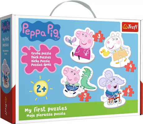 Moje pierwsze puzzle. Puzzle Świnka Peppa