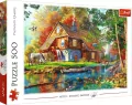 Puzzle 500. Chatka nad rzeką. 37484 - tantis.pl