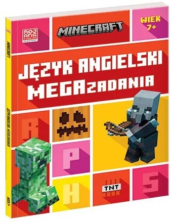 Język angielski. Megazadania 7+ Minecraft - tantis.pl