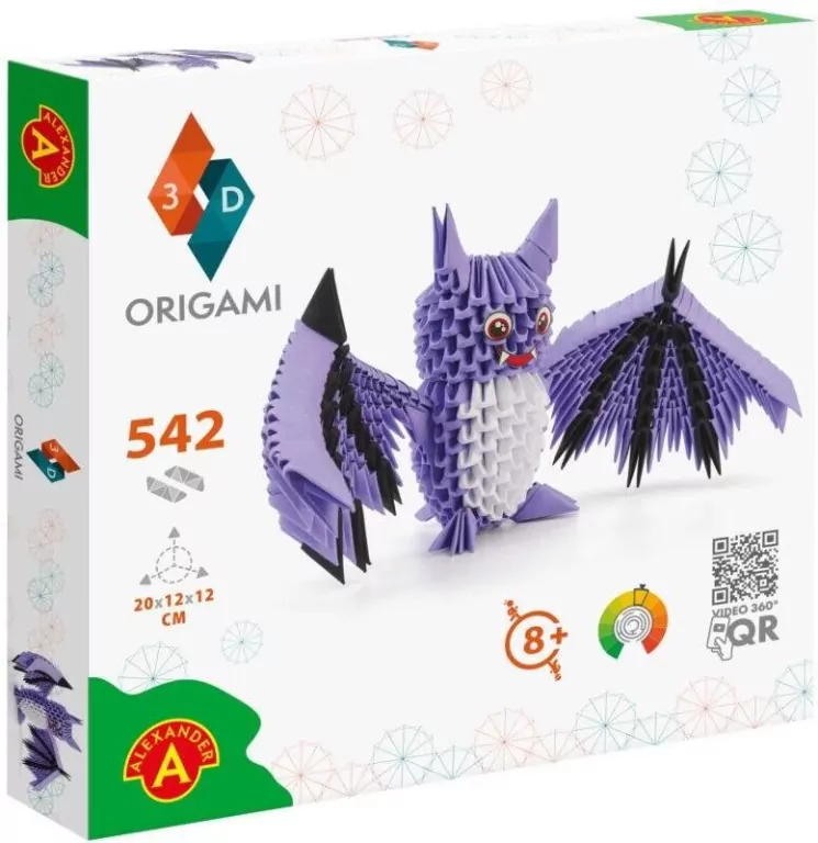 Origami 3D. Nietoperz - tantis.pl