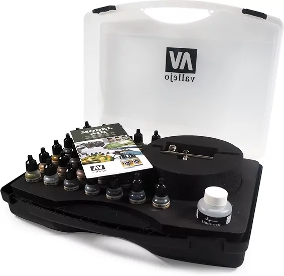 Vallejo: 71.172 - Model Air - Basic Colors & Airbrush (29 x 17 ml) - tantis.pl