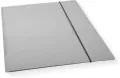 Teczka A4 z gumką lakier szara 300gsm - tantis.pl
