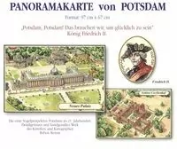 Potsdam Panorama Mapa pamiątkowa