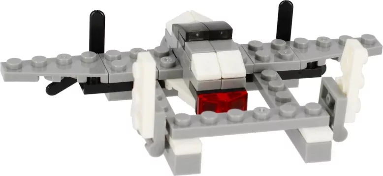 Klocki konstrukcyjne Military Force 3w1 Samolot 62 El. Alleblox Ab3037 - tantis.pl