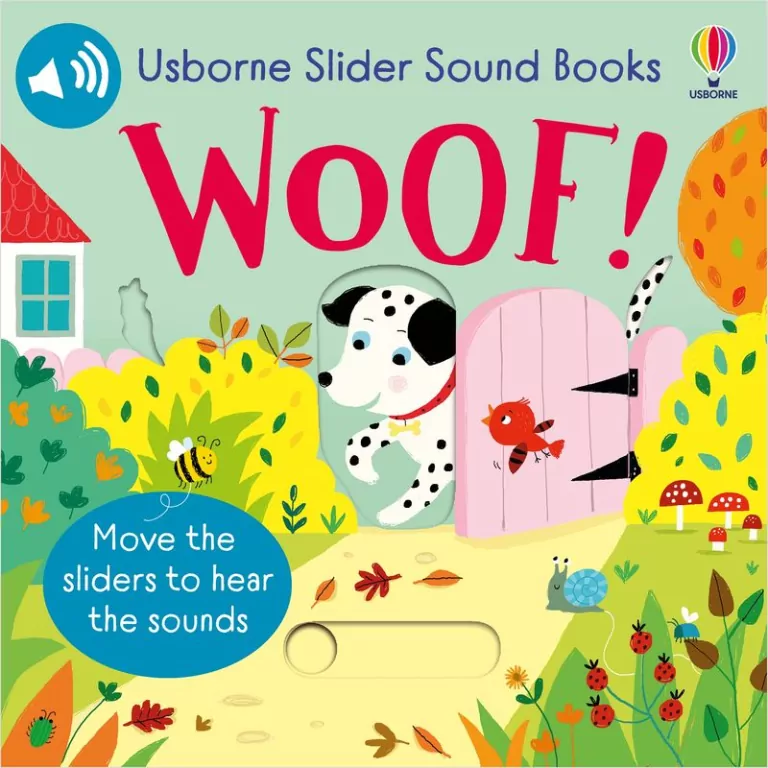 Slider Sound Books. Woof! wer. angielska - tantis.pl
