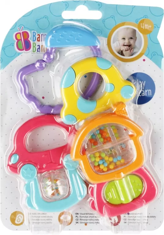 Grzechotka 4w1 BAM BAM - tantis.pl