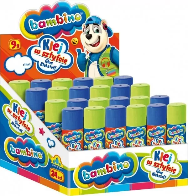 Klej w sztyfcie 9g. 24 sztuki - tantis.pl