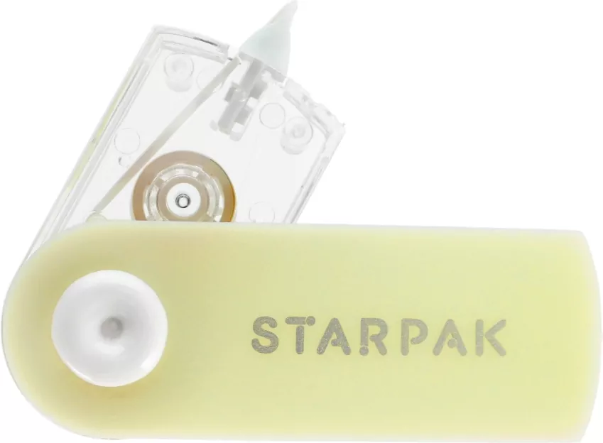 Korektor w taśmie 5mmx6m pastelowy żółty - tantis.pl