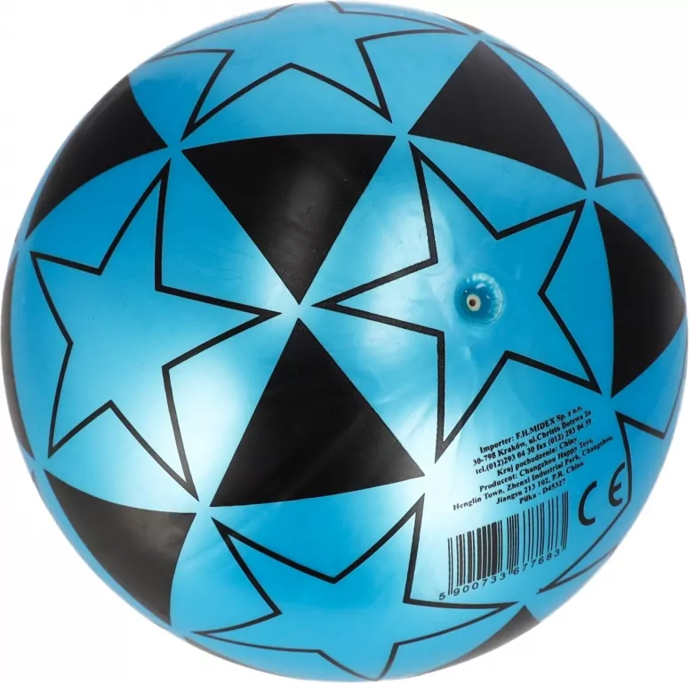 PILKA KOLOROWA 23CM ZLO GWIAZDY - tantis.pl
