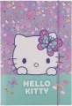 Teczka kartonowa z gumką A4 Hello Kitty pink wzór 1 - tantis.pl