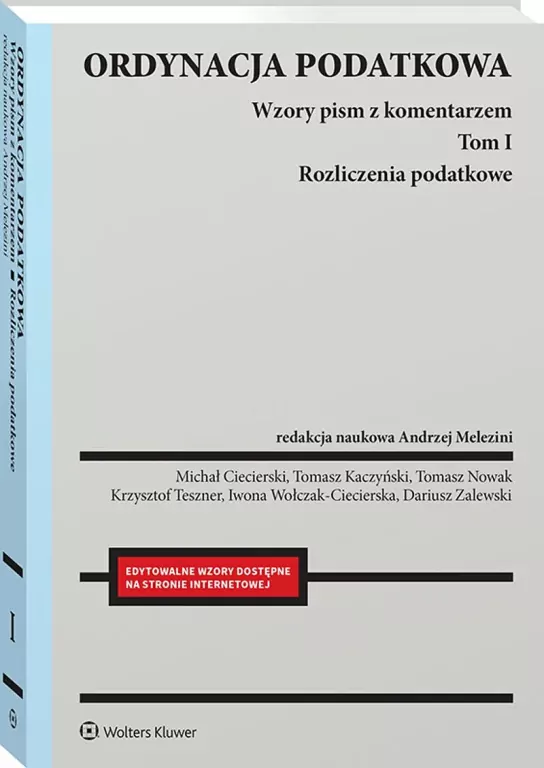 Ordynacja podatkowa T.1 Rozliczenia podatkowe - tantis.pl
