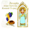 Pamiątka mojej I Komunii Świętej (z aniołkiem) - tantis.pl