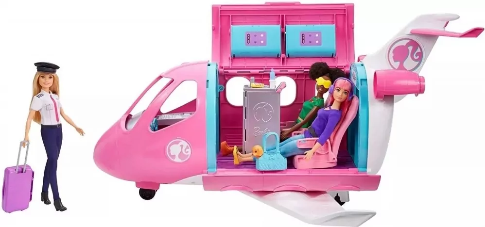 Lalka Barbie Pilotka + Samolot - tantis.pl