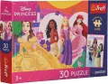 Puzzle 30 Disney Księżniczki + plakat TREFL - tantis.pl