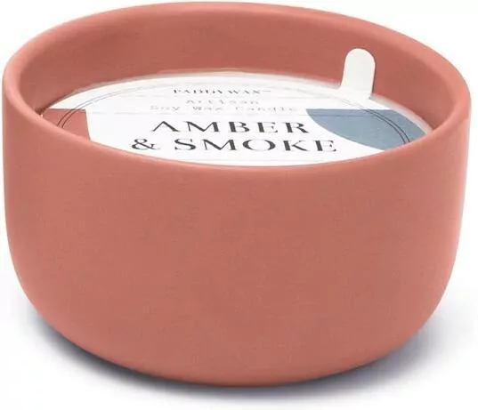 Świeca sojowa ceramiczna Amber + Smoke 99g - tantis.pl