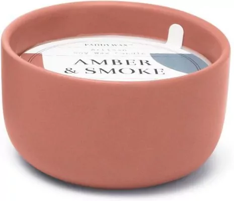 Świeca sojowa ceramiczna Amber + Smoke 99g