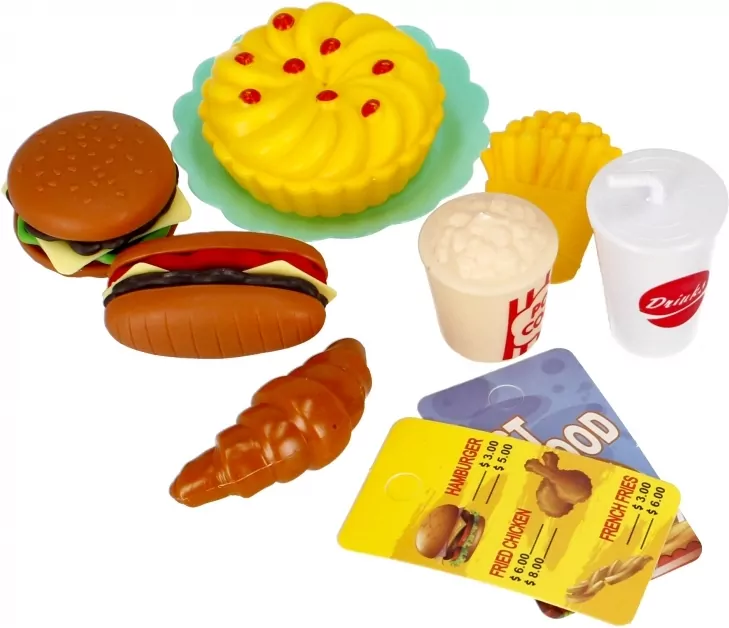 Zestaw kuchenny Fast Food plecak 503889 Mega Creative - tantis.pl
