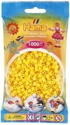 Koraliki Midi w woreczku 1000el żółte - tantis.pl