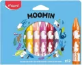 Kredki świecowe Muminki Jumbo 12szt MAPED - tantis.pl