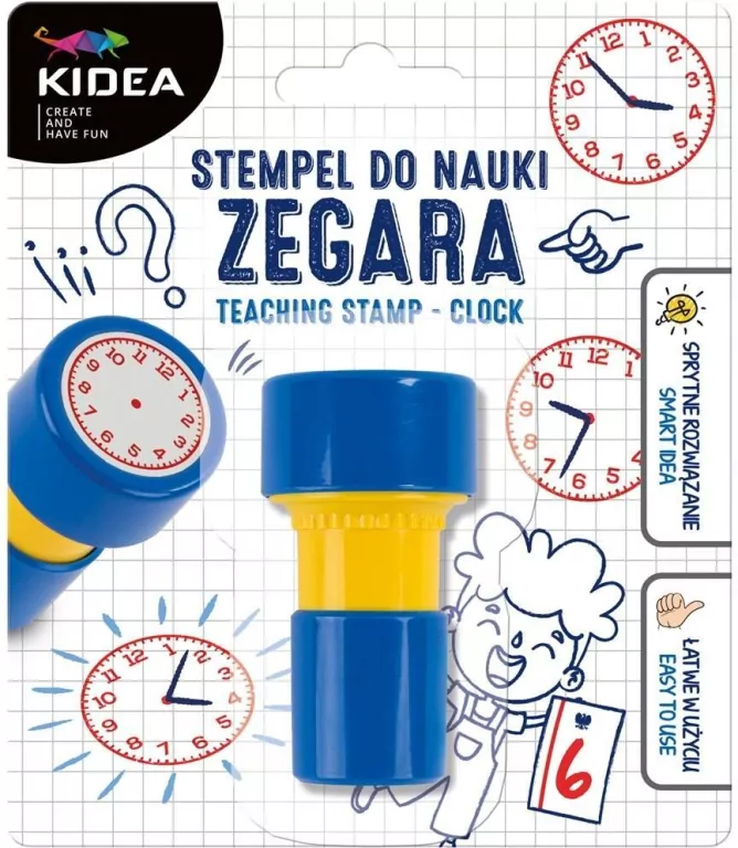 KIDEA. Stempel do nauki zegara - tantis.pl