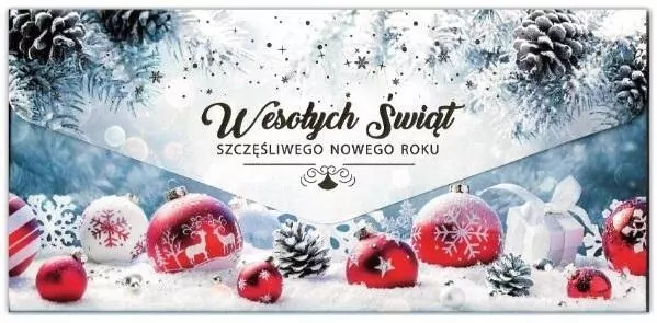 Karnet-koperta Wesołych Świąt - tantis.pl