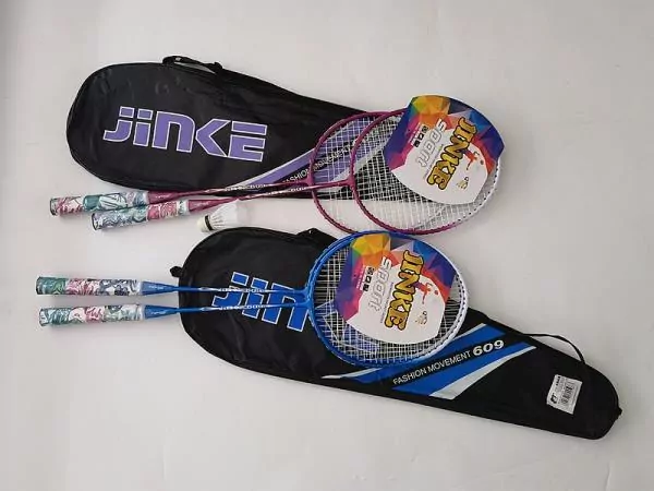 Zestaw do badmintona 2 rakietki + lotka - tantis.pl