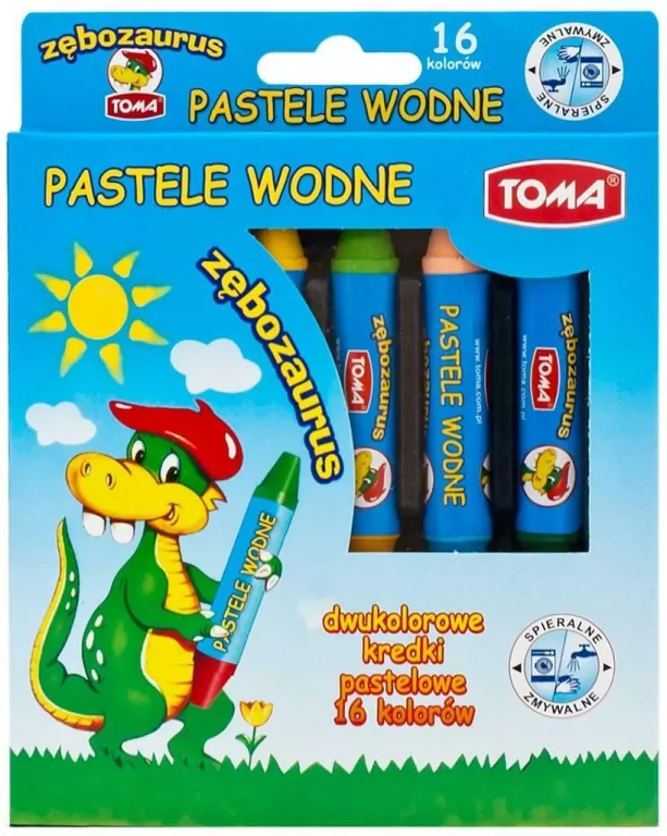 Pastele wodne 16 kolorów - tantis.pl