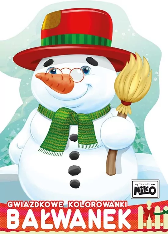 Bałwanek. Gwiazdkowe kolorowanki - tantis.pl