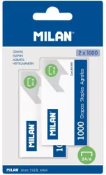 Zszywki metalowe 24/6 2 op. MILAN