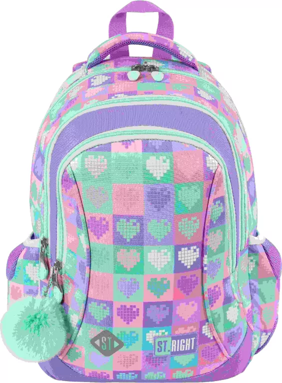 Plecak 3-komorowy Candy Hearts - tantis.pl