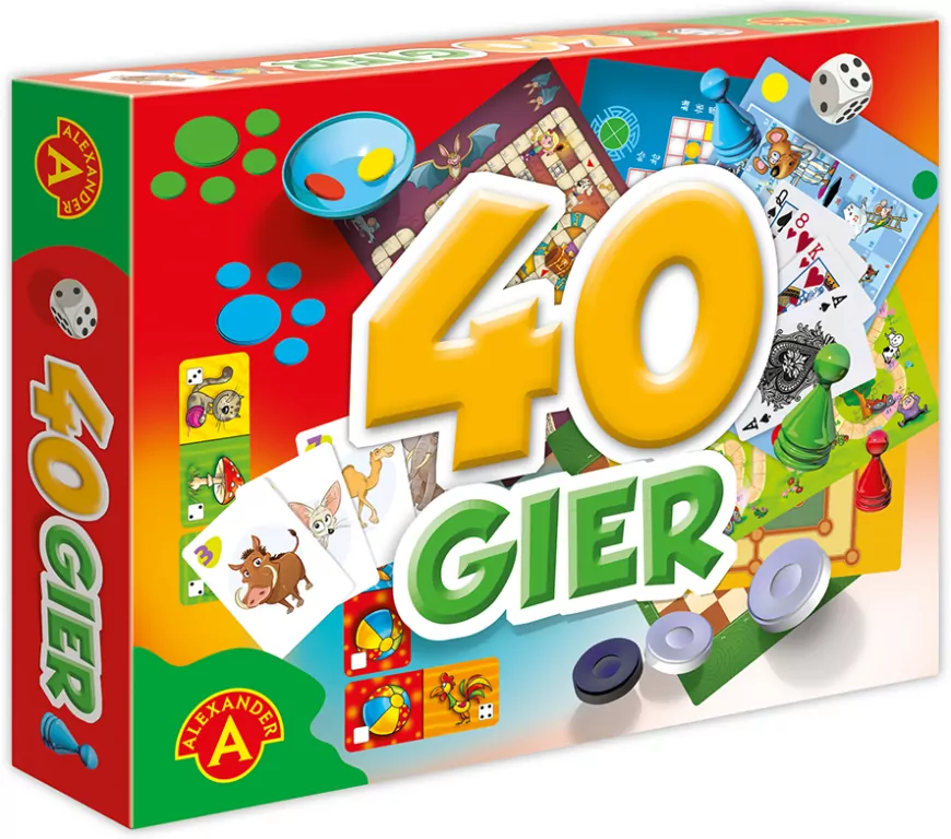 40 gier. Gry rodzinne - tantis.pl