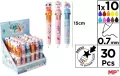 Długopis wielokolorowy Fantasy 10w1 mix (30szt) - tantis.pl