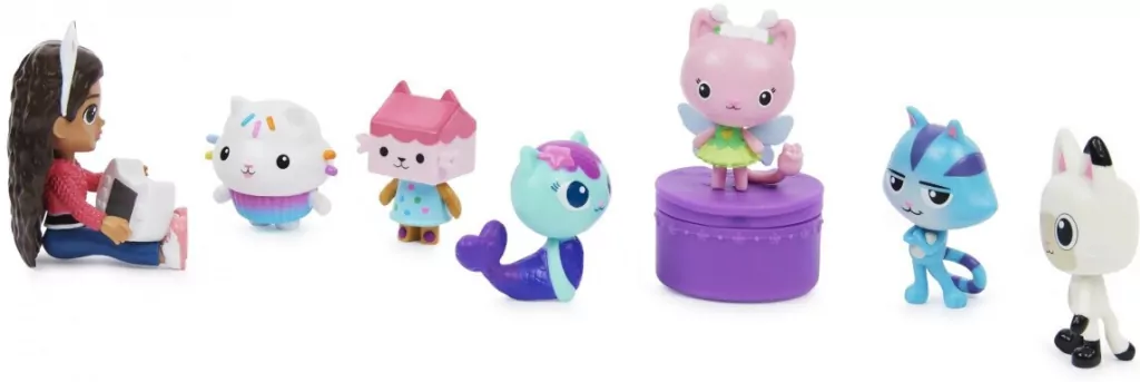 Koci Domek Gabi. Zestaw 7 Figurek - tantis.pl