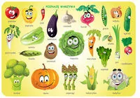 Podkładka na biurko. Poznaję warzywa - tantis.pl