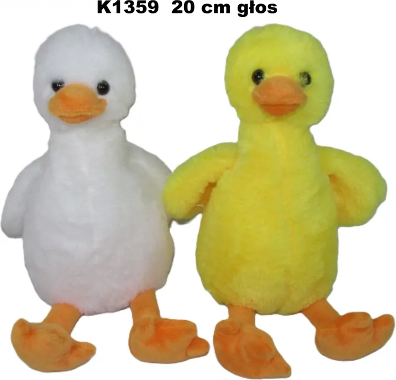 PLUSZAK KACZKA Z GLOSEM 20CM SIEDZACA SA - tantis.pl