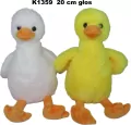 PLUSZAK KACZKA Z GLOSEM 20CM SIEDZACA SA - tantis.pl