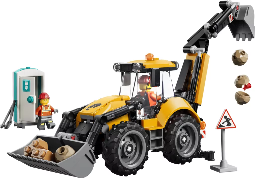 LEGO® Żółta koparko-ładowarka 60480 - tantis.pl
